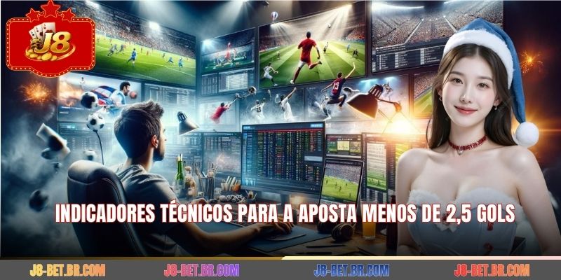 Indicadores técnicos para a aposta menos de 2.5 gols