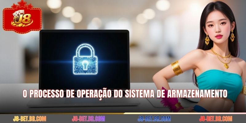 O processo de operação do sistema de armazenamento